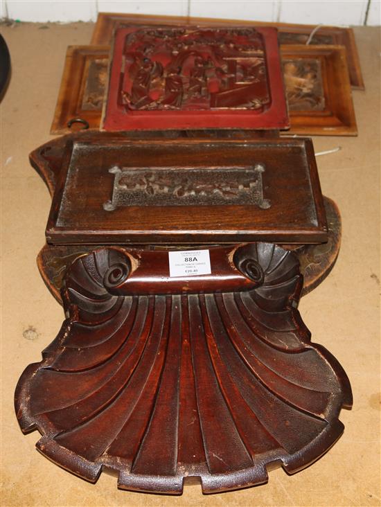 Collection of carved panels